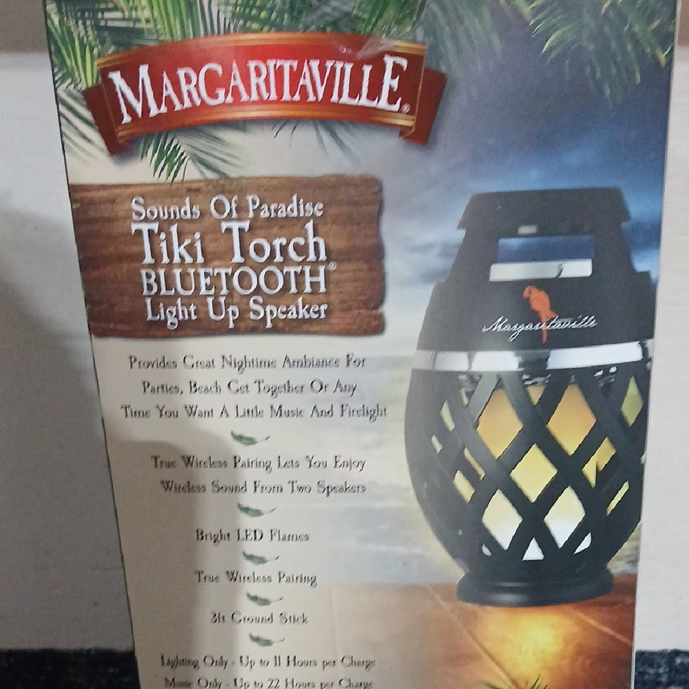 Margaritaville Tiki Torch Bluetooth Speaker